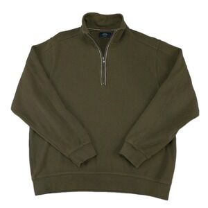 Callaway Golf X Series Mens Large Olive Green Quarter Zip Pullover Sweatshirt